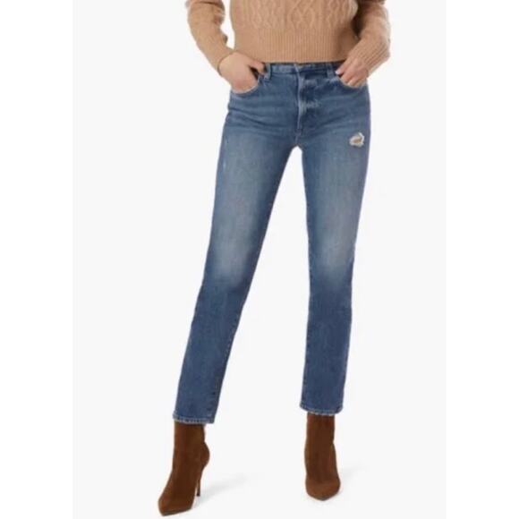 Favorite Daughter The Erin High Rise Slim Straight Blue Jeans Size 26 - Picture 1 of 7